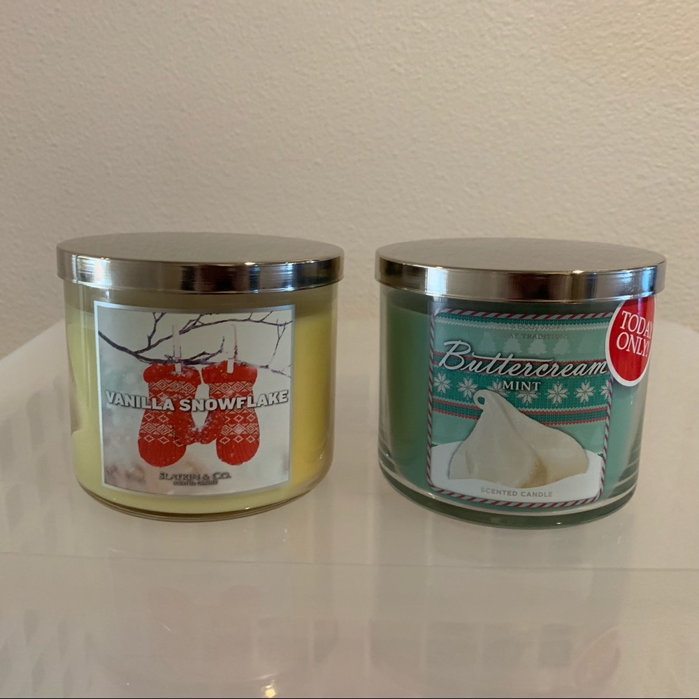 Two Bath and Body works Candles